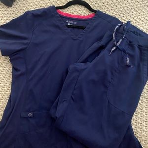 Med Couture Scrubs Navy